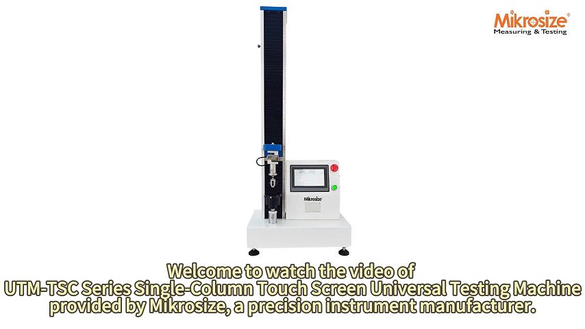 UTM-TSC Series Single-Column Touch Screen Universal Testing Machine