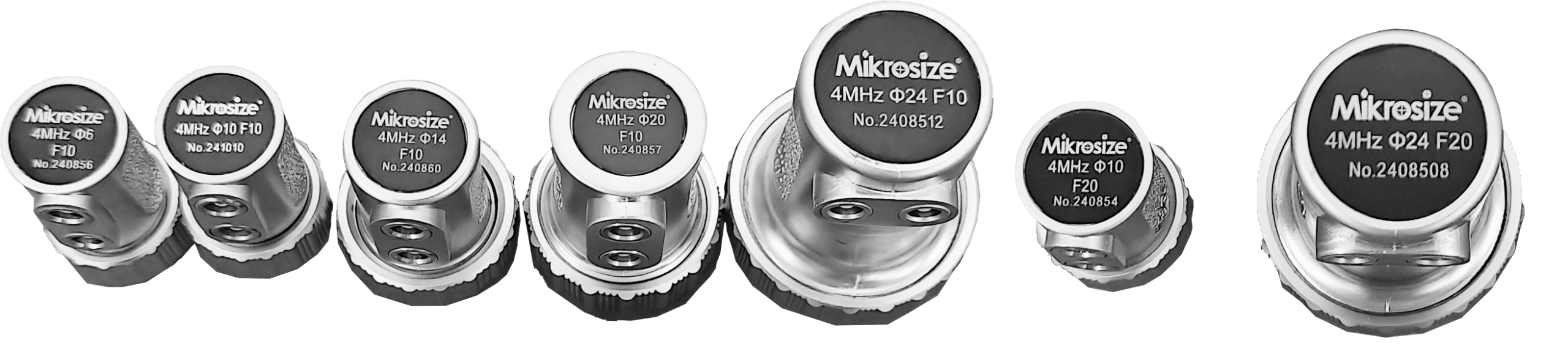 8.Double crystal Normal Probe 4MHz scaled