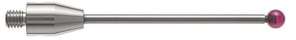 M4 O6 mm红宝石测球，碳化钨测杆，长度50 mm，有效工作长度40.7 mm