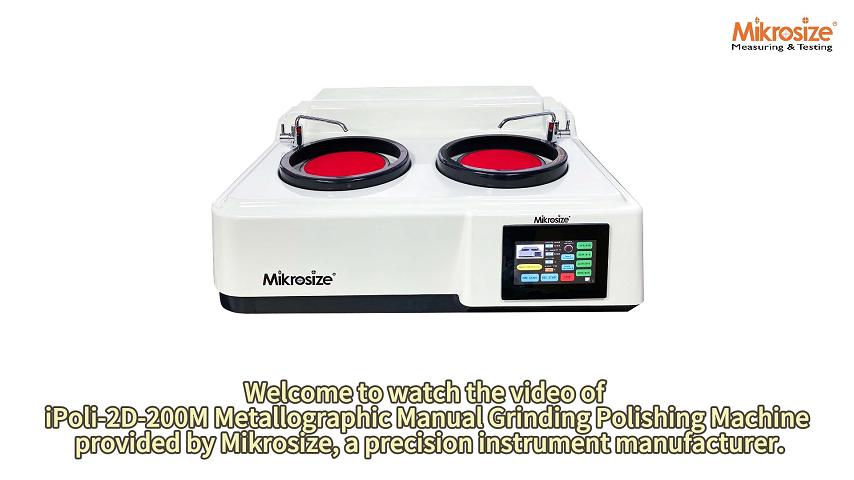 iPoli-2D-200M Metallographic Manual Grinding Polishing Machine
