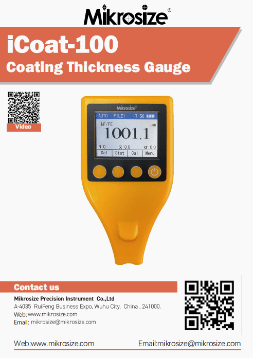 iCoat-100 Coating Thickness Gauge