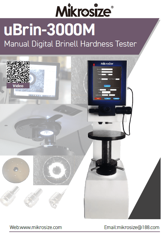 uBrin-3000M Digital Universal Hardness Teser