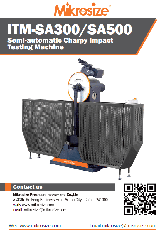 ITM-SA300/SA500 Semi-automatic Charpy Impact Testing Machine