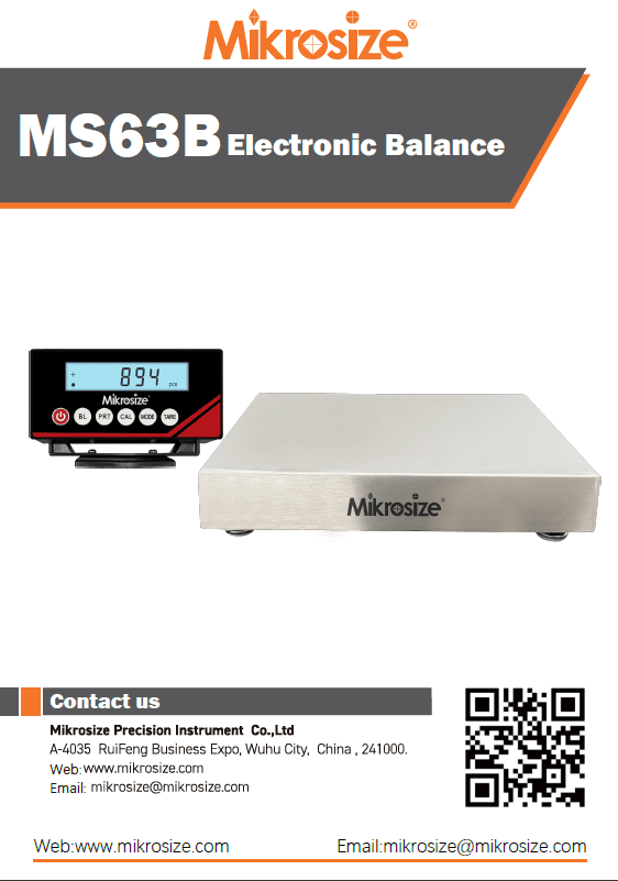 MS63B Electronic Balance
