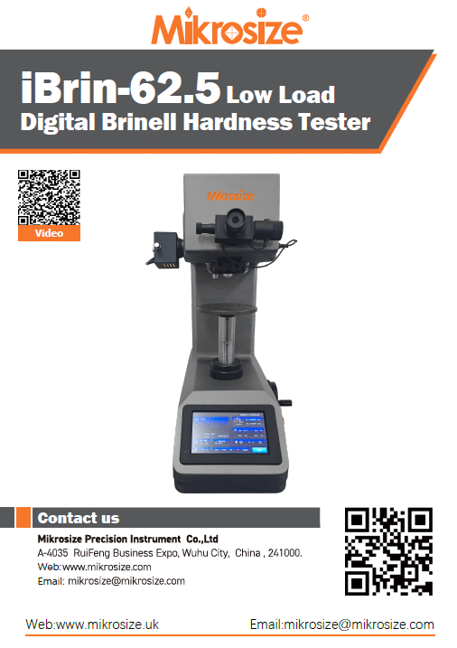 iBrin-62.5 Low Load Digital Brinell Hardness Tester