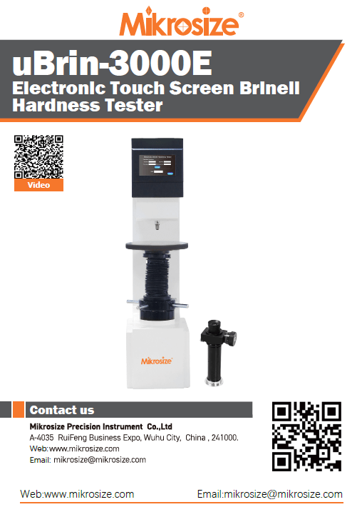 uBrin-3000E Electronic Touch Screen Brinell Hardness Tester