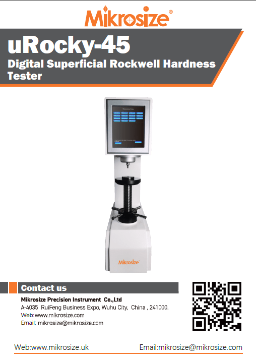uRocky-45 Digital Superficial Rockwell Hardness Tester