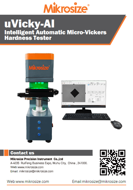 uVicky-AI Intelligent  Automatic Micro-Vickers Hardness Tester