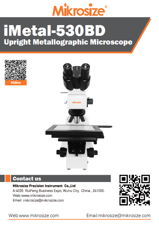 iMetal-530B/BD Upright Metallographic Microscope
