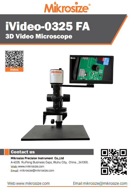 iVideo-0325 FA 3D Video Microscope