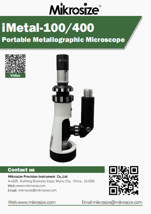 iMetal-100/400 Portable Metallographic Microscope