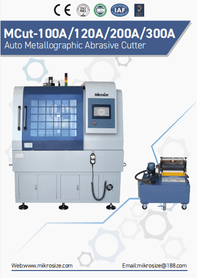 MCut-100A/120A/200A/300A Auto Metallographic Abrasive Cutter
