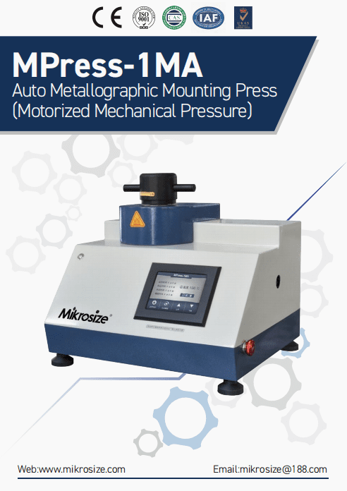 MPress-1MA Auto Metallographic Mounting Press