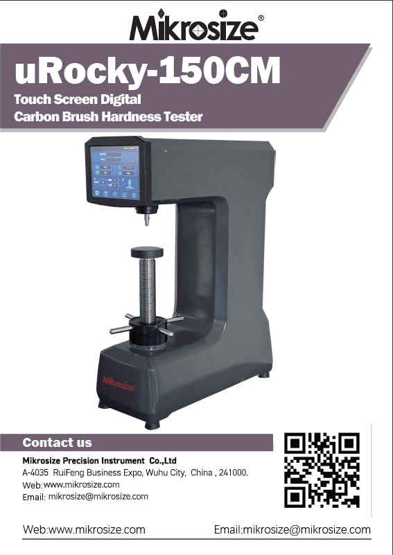 uRocky-150CM Touch Screen Digital Carbon Brush Hardness Tester