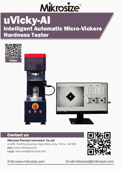 uVicky-AI Intelligent Fully Automatic Vickers Hardness Tester