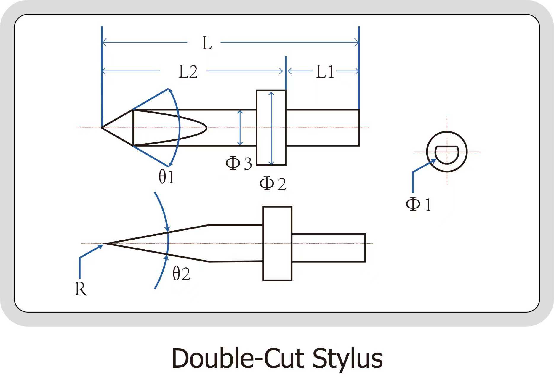 Roughness And Contour Measuring Instrument Probe