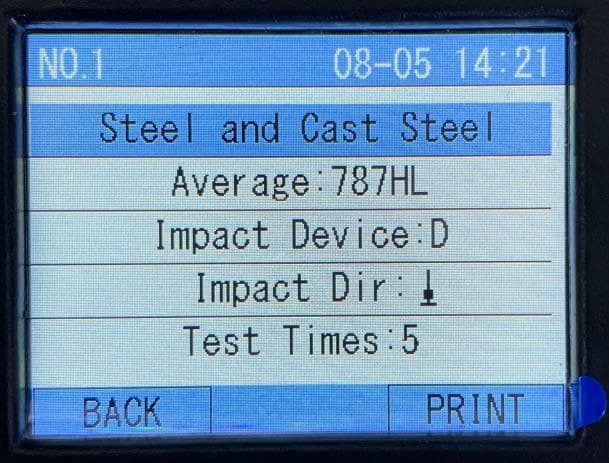 ILeeb 300 Color Screen Leeb Hardness Tester图（5）