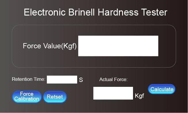 UBrin 3000E Electronic Touch Screen Brinell Hardness Tester 图（4）
