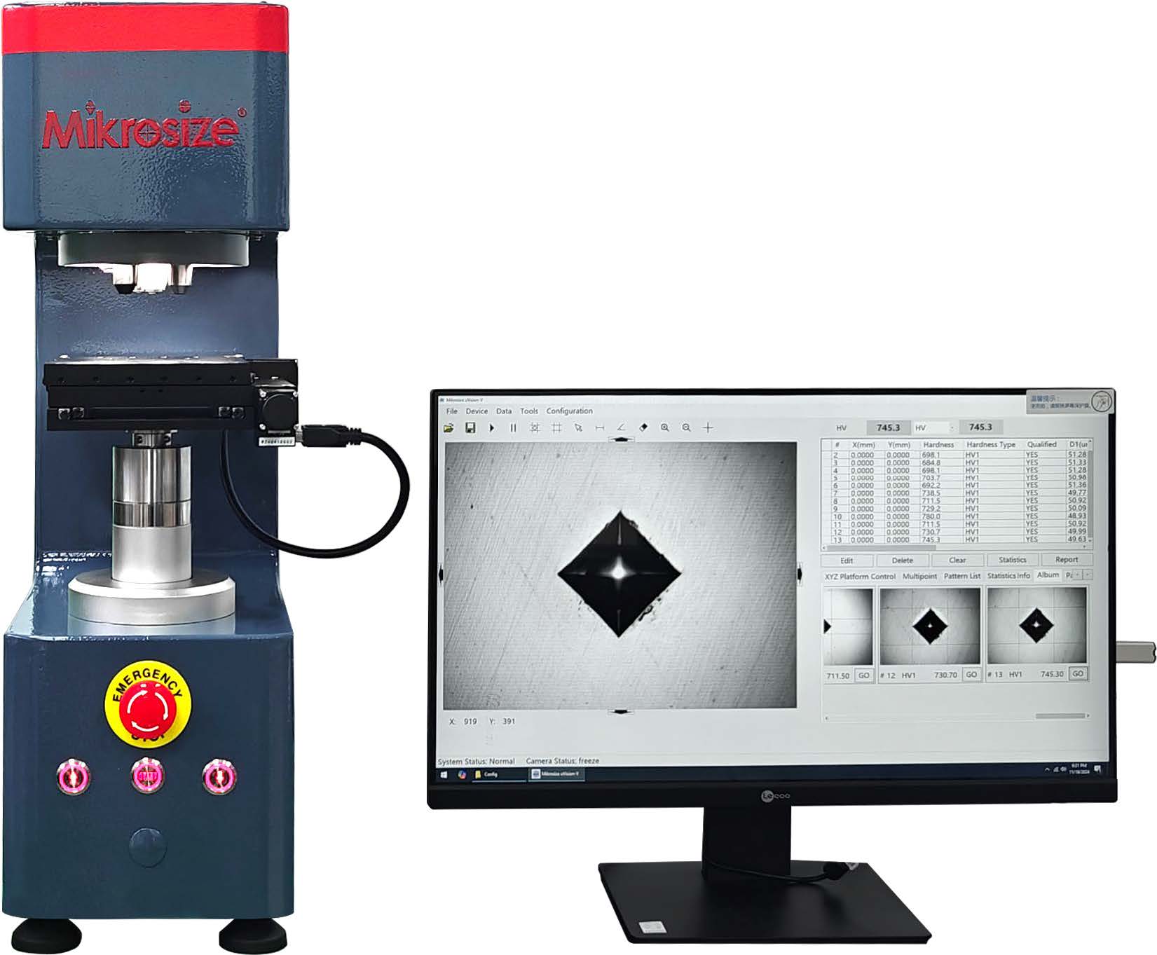 uVicky-AI Intelligent Fully Automatic Vickers Hardness Tester