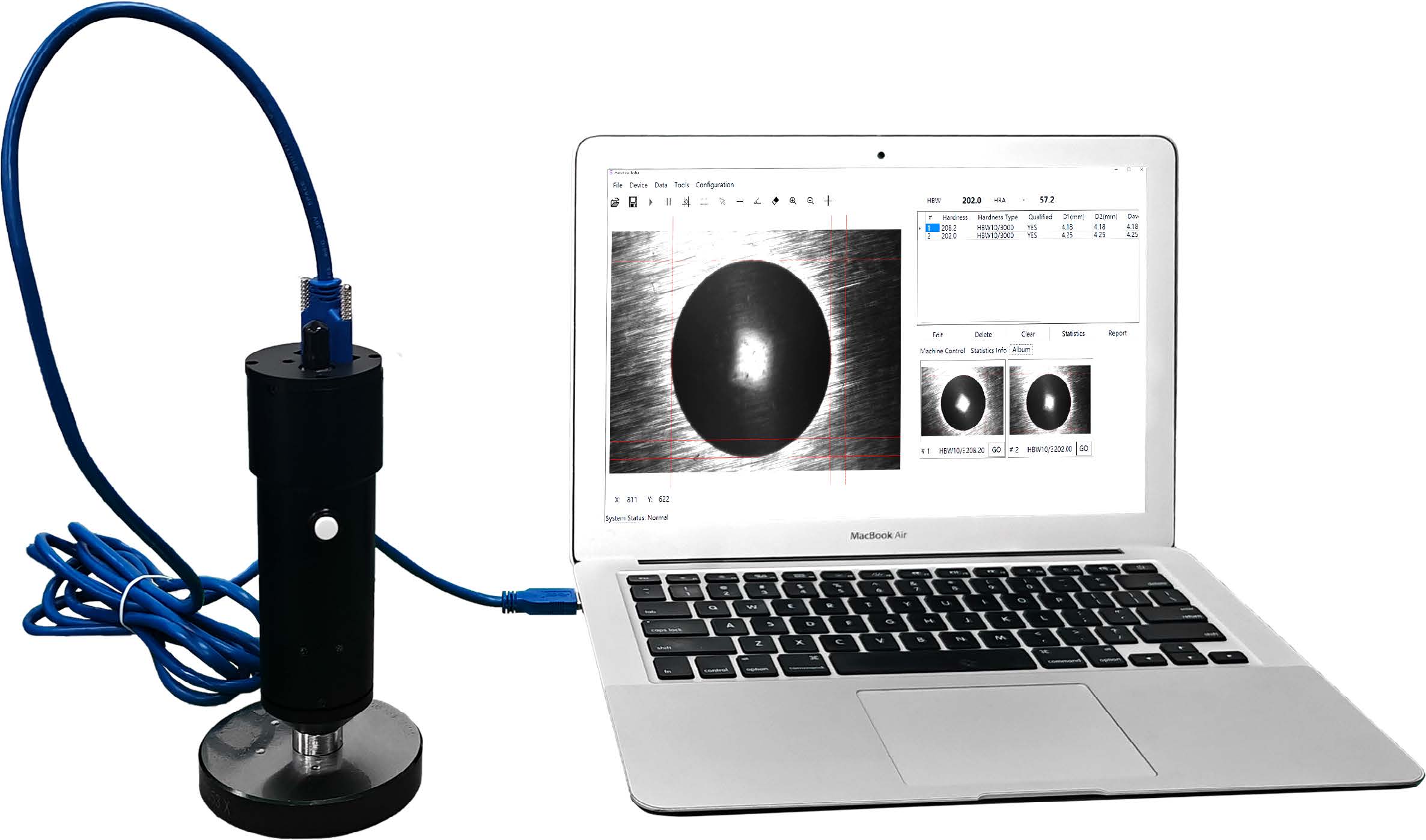 uVision-PB Portable Brinell Hardness Testing System