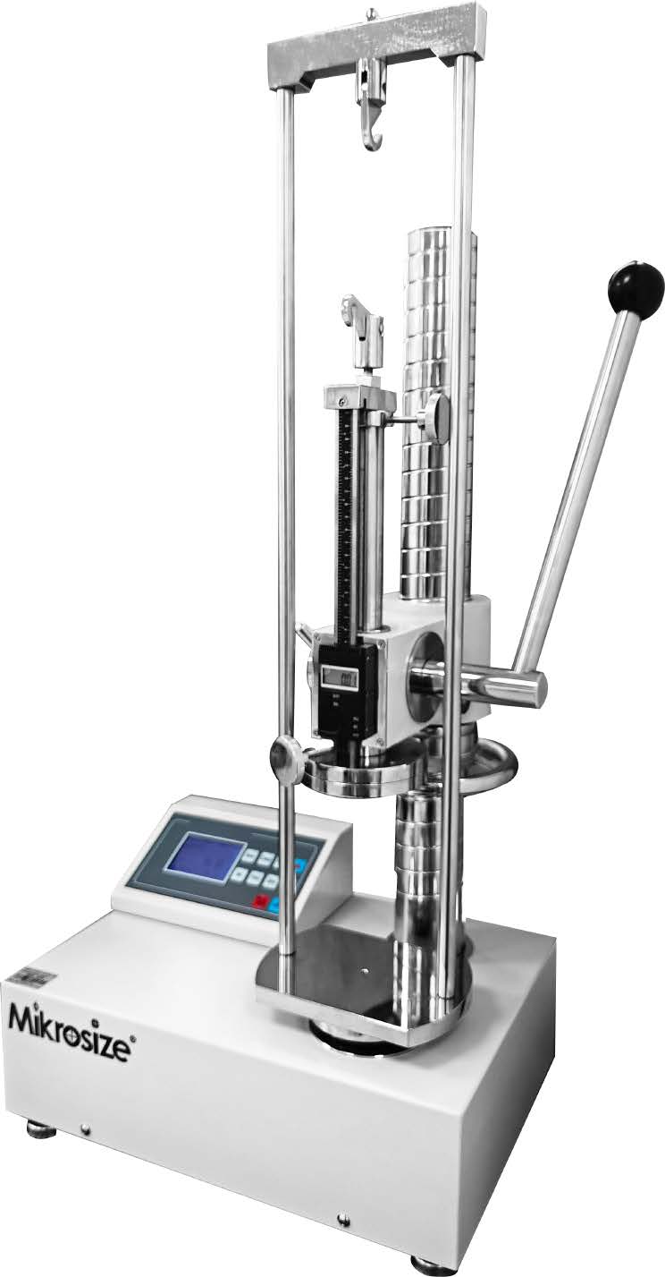 Single-column touch-type tensile and compressive testing machine