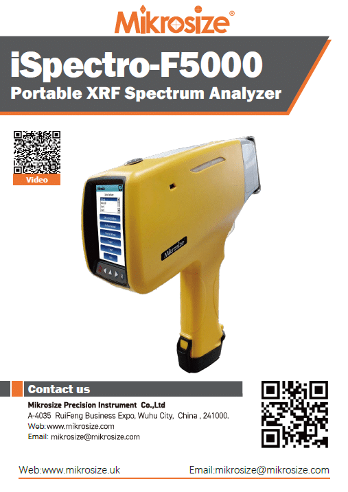 iSpectro-F5000 Portable XRF Spectrum Analyzer