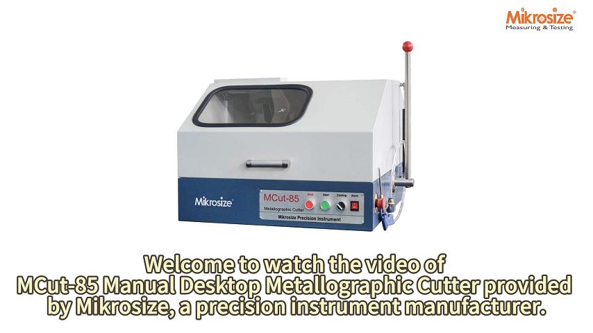 MCut-85 Manual Desktop Metallographic Cutter